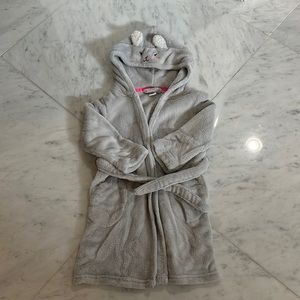 Gap kids plush hooded bunny bath robe